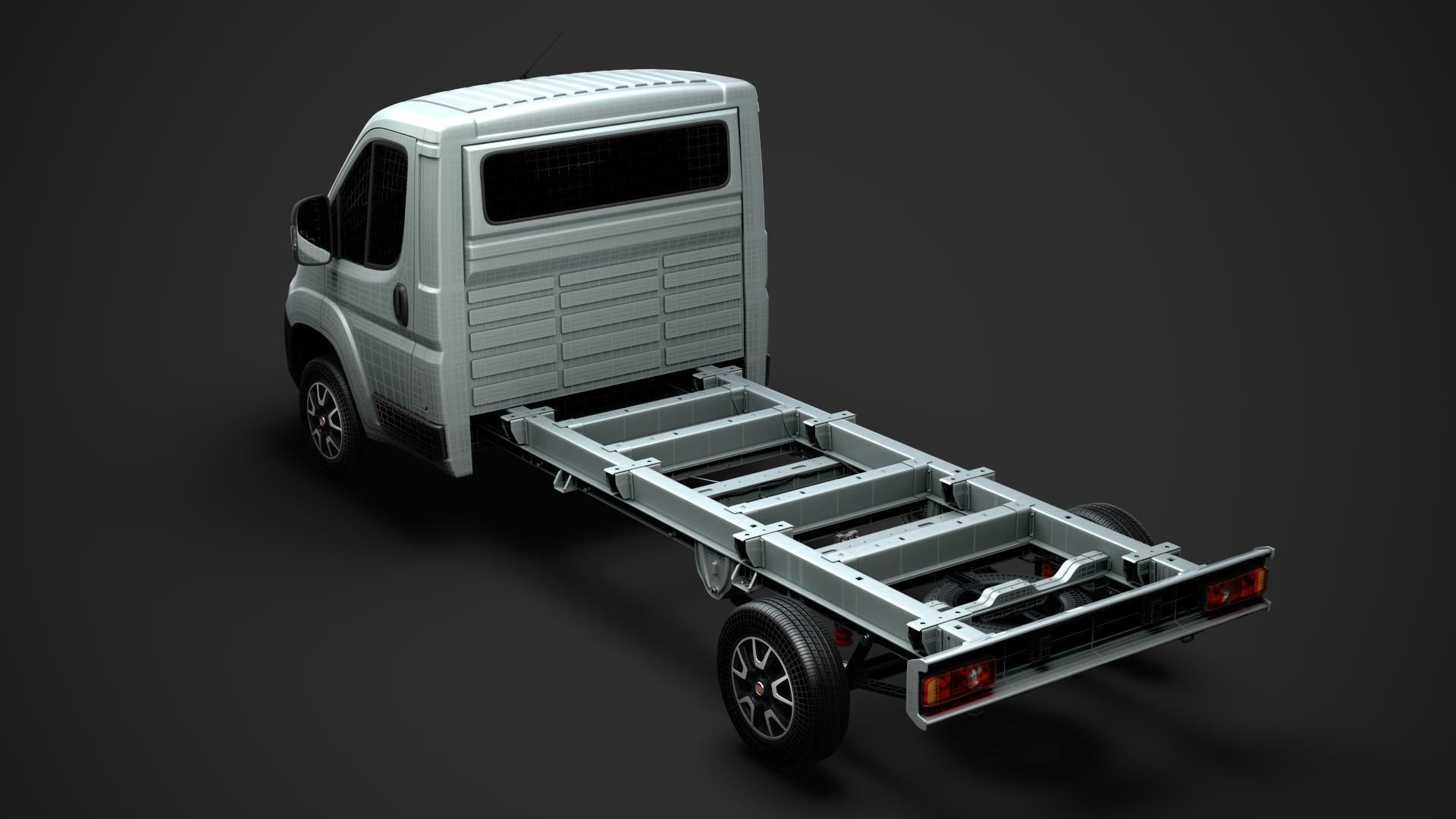 Fiat Ducato Chassis Truck Single Cab 4035WB 2020 3D model_31