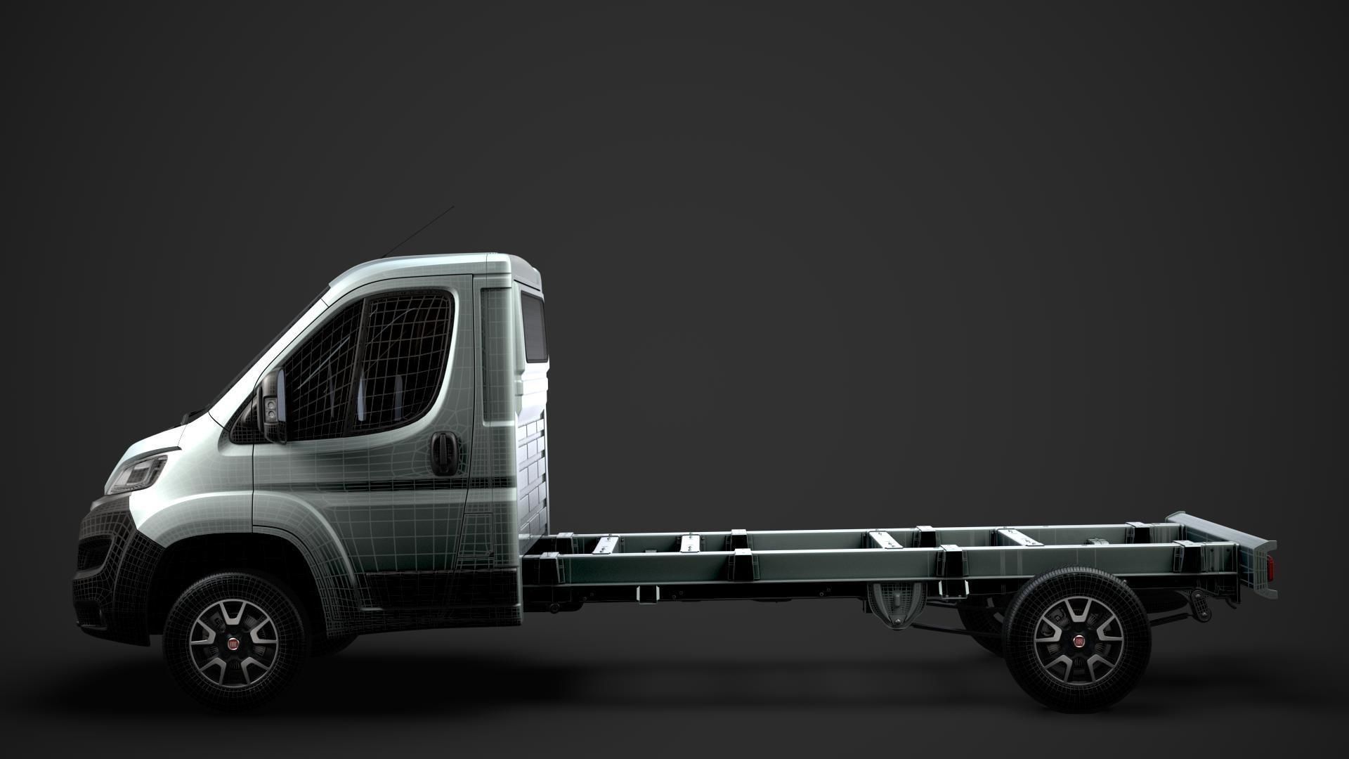 Fiat Ducato Chassis Truck Single Cab 4035WB 2020 3D model_33