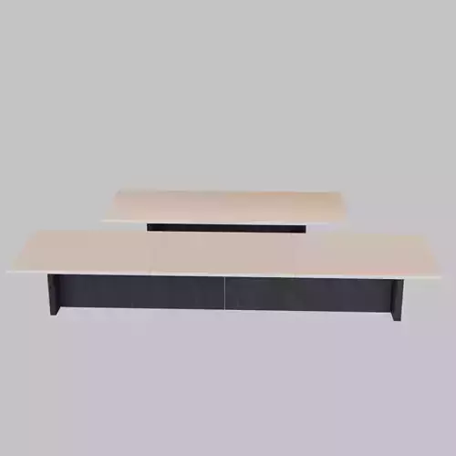 Boardroom Tables Low-Poly Free low-poly 3D model