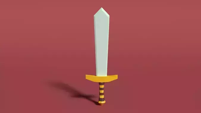 Sword Basic Game Free low-poly 3D model