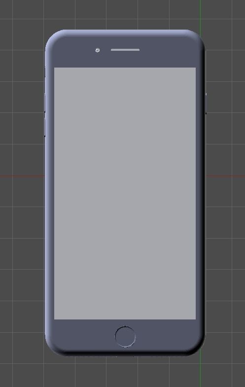 Apple iPhone 8 Plus - Space Gray 3D model_6