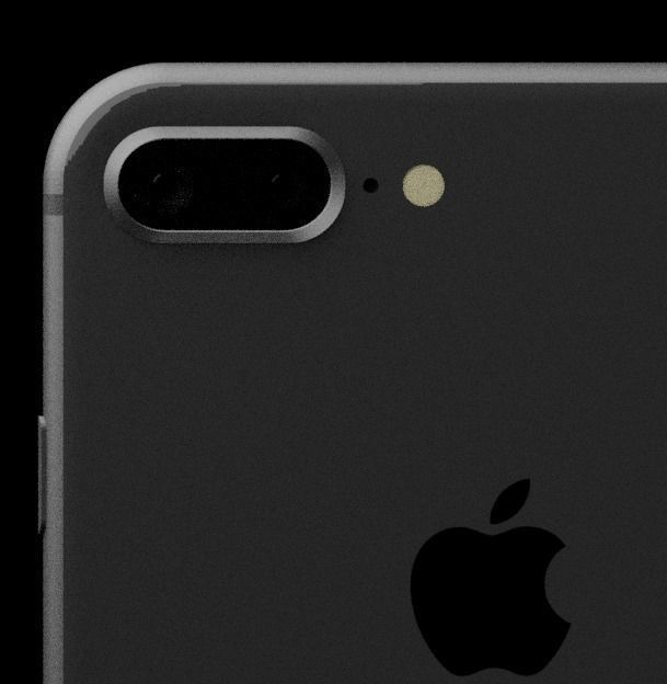 Apple iPhone 8 Plus - Space Gray 3D model_1