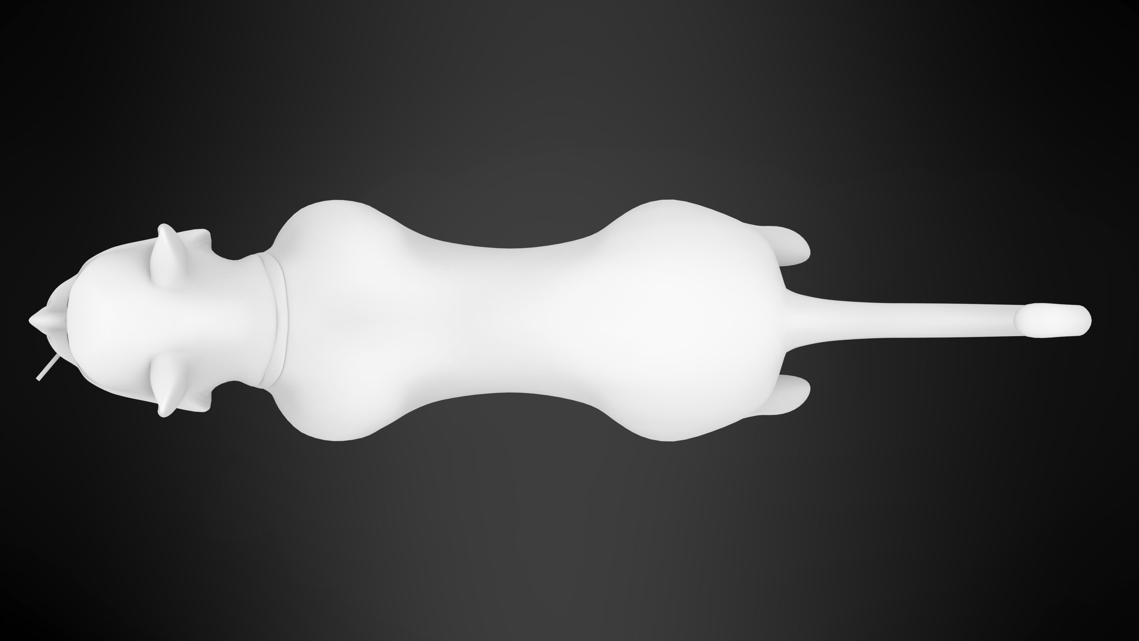 TF2 Spy Cat Low-poly 3D model_9