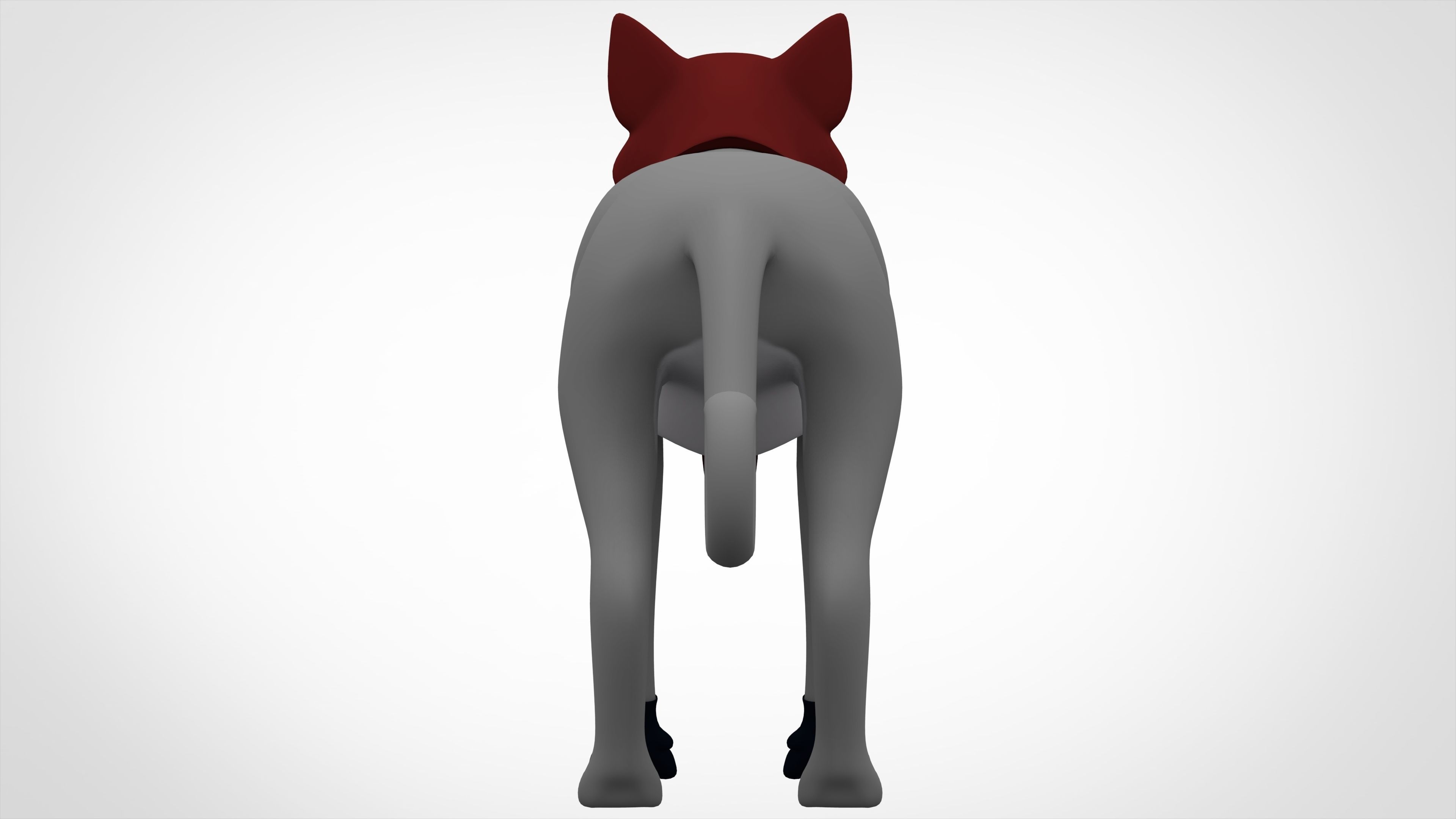 TF2 Spy Cat Low-poly 3D model_3