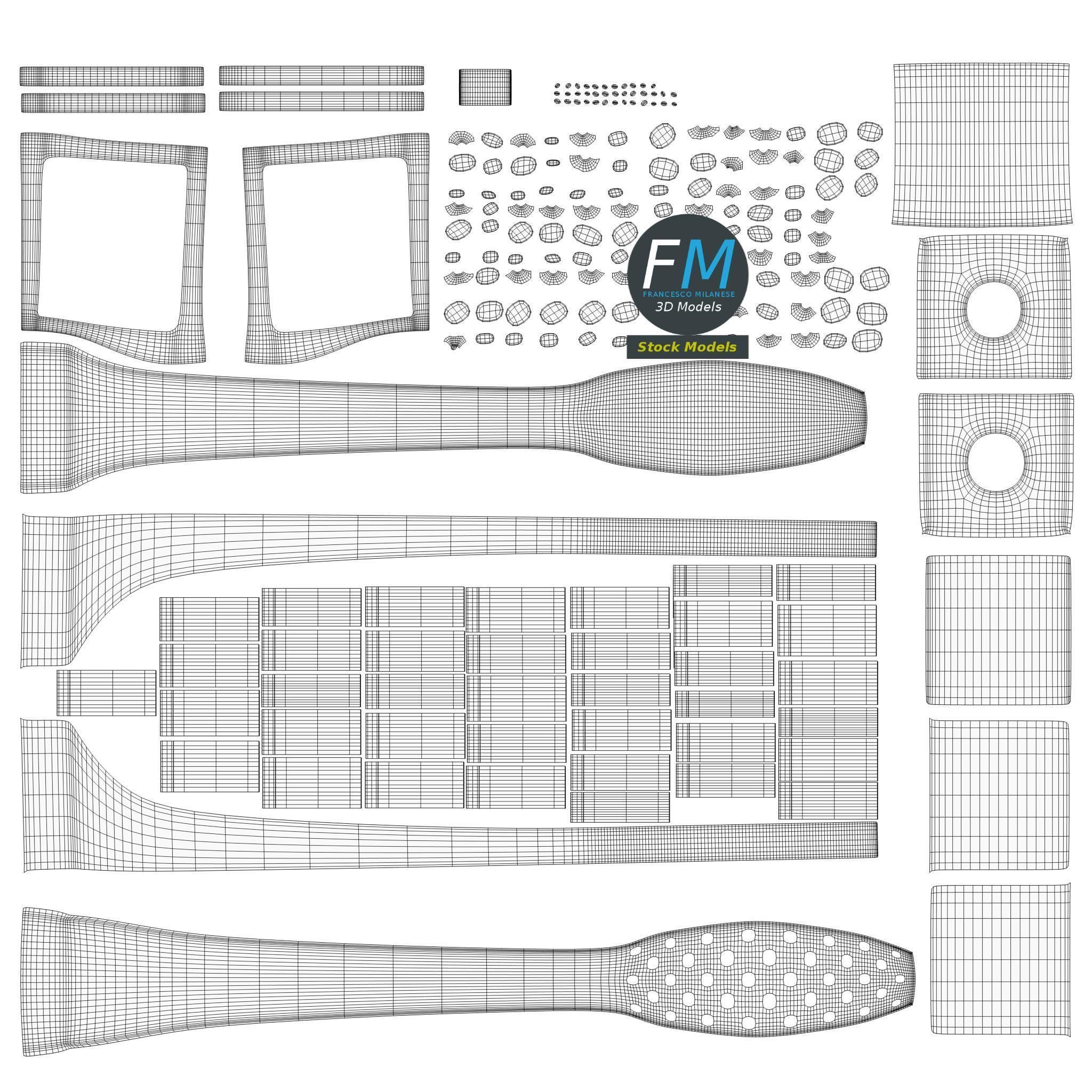 Travel toothbrush 3D model_12