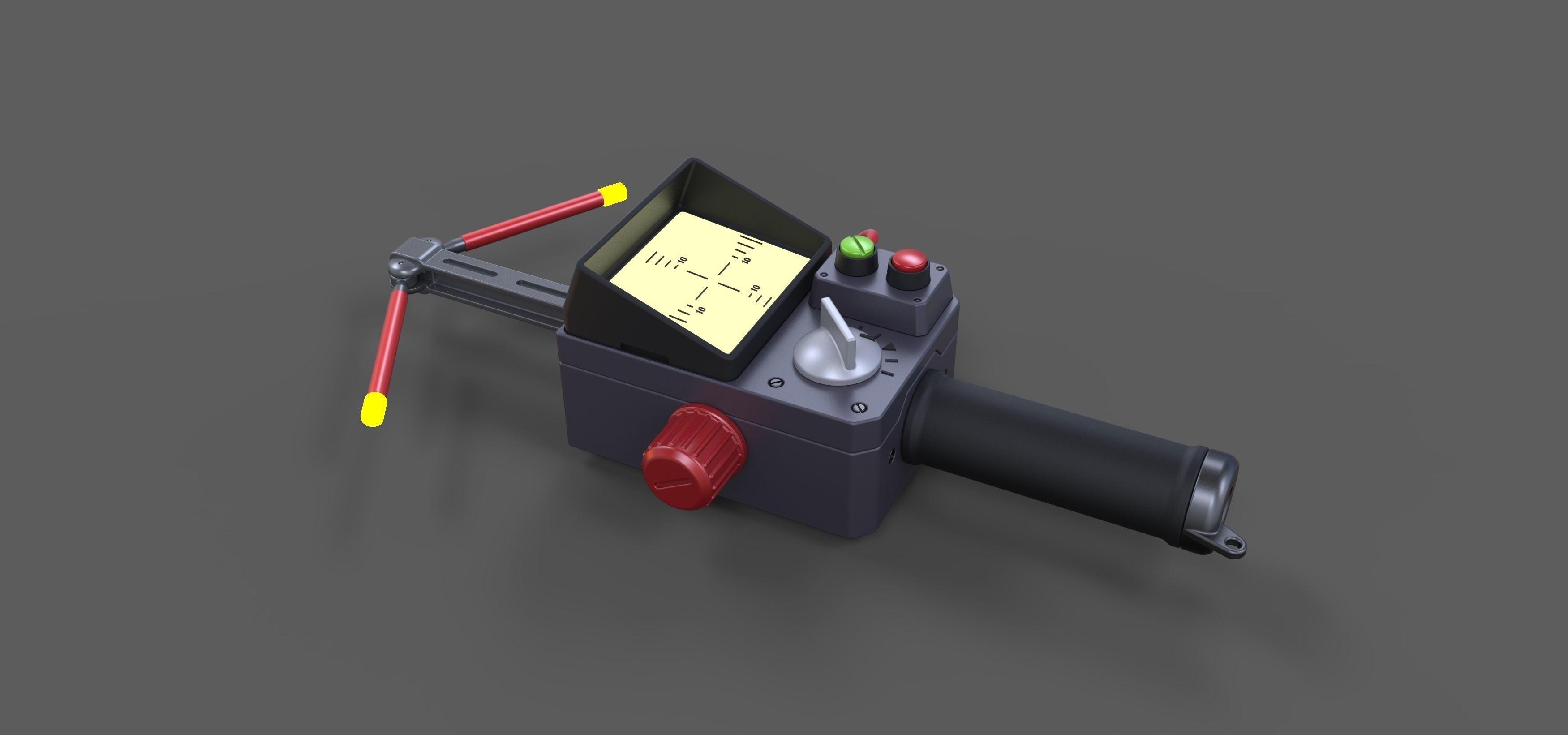 Cosplay Psychokinetic Energy Meter from Ghostbusters 3D print model_2