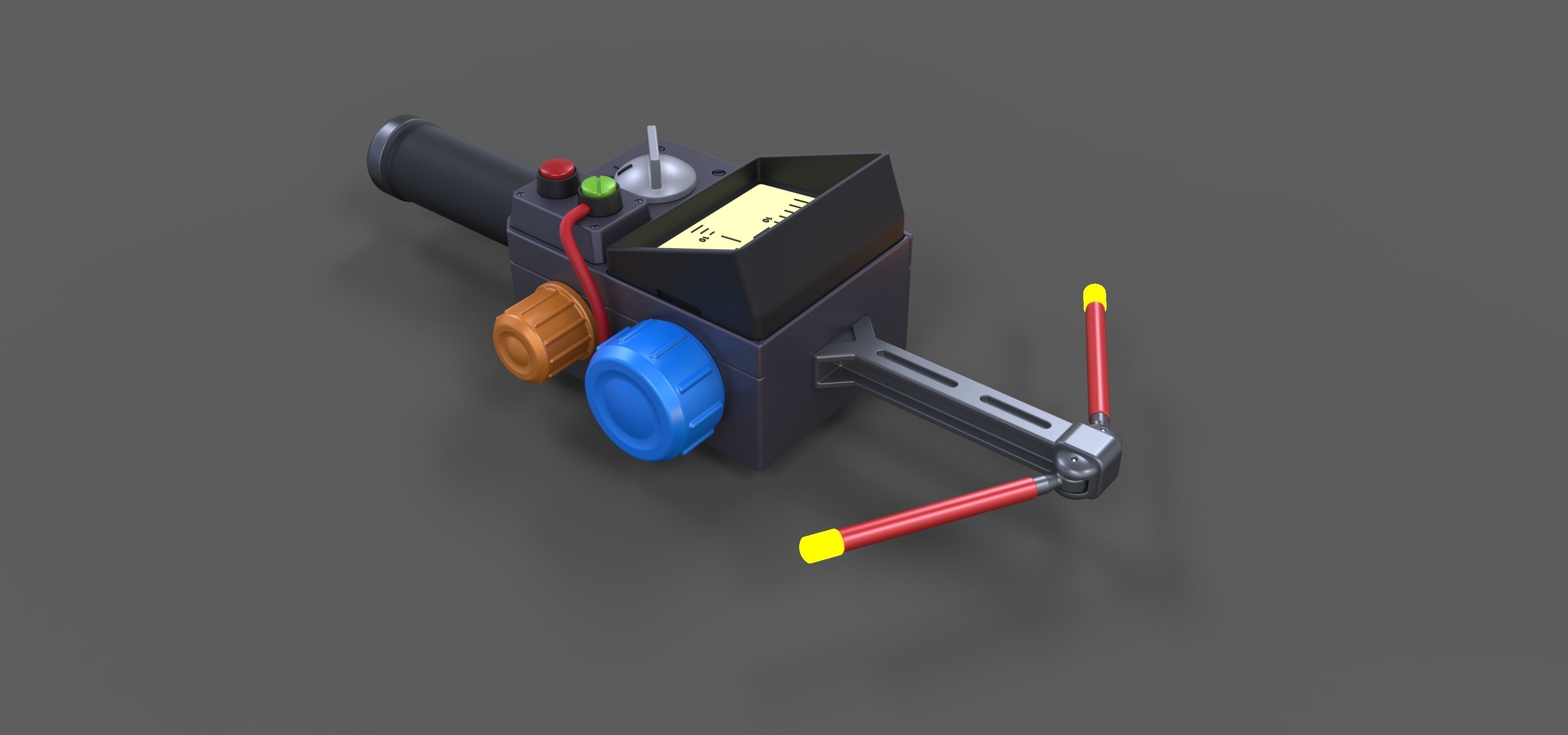 Cosplay Psychokinetic Energy Meter from Ghostbusters 3D print model_13