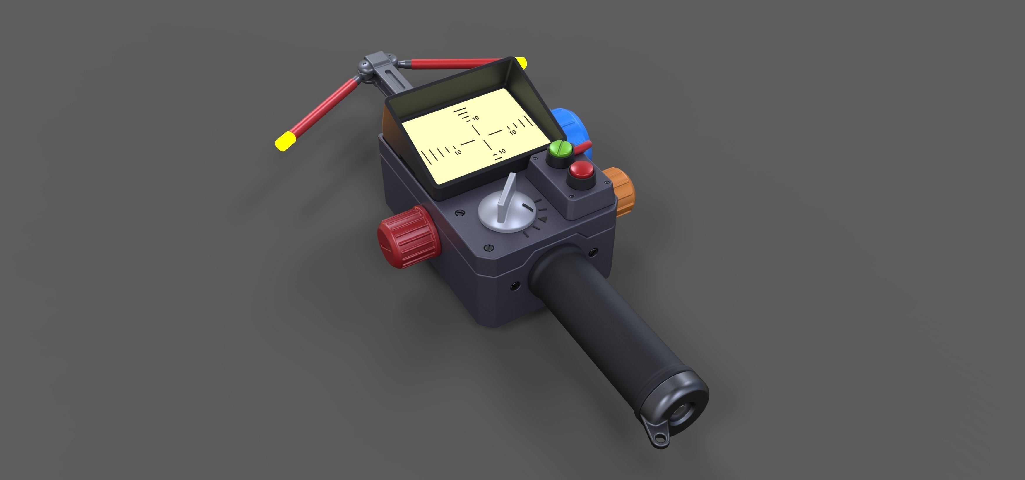 Cosplay Psychokinetic Energy Meter from Ghostbusters 3D print model_3