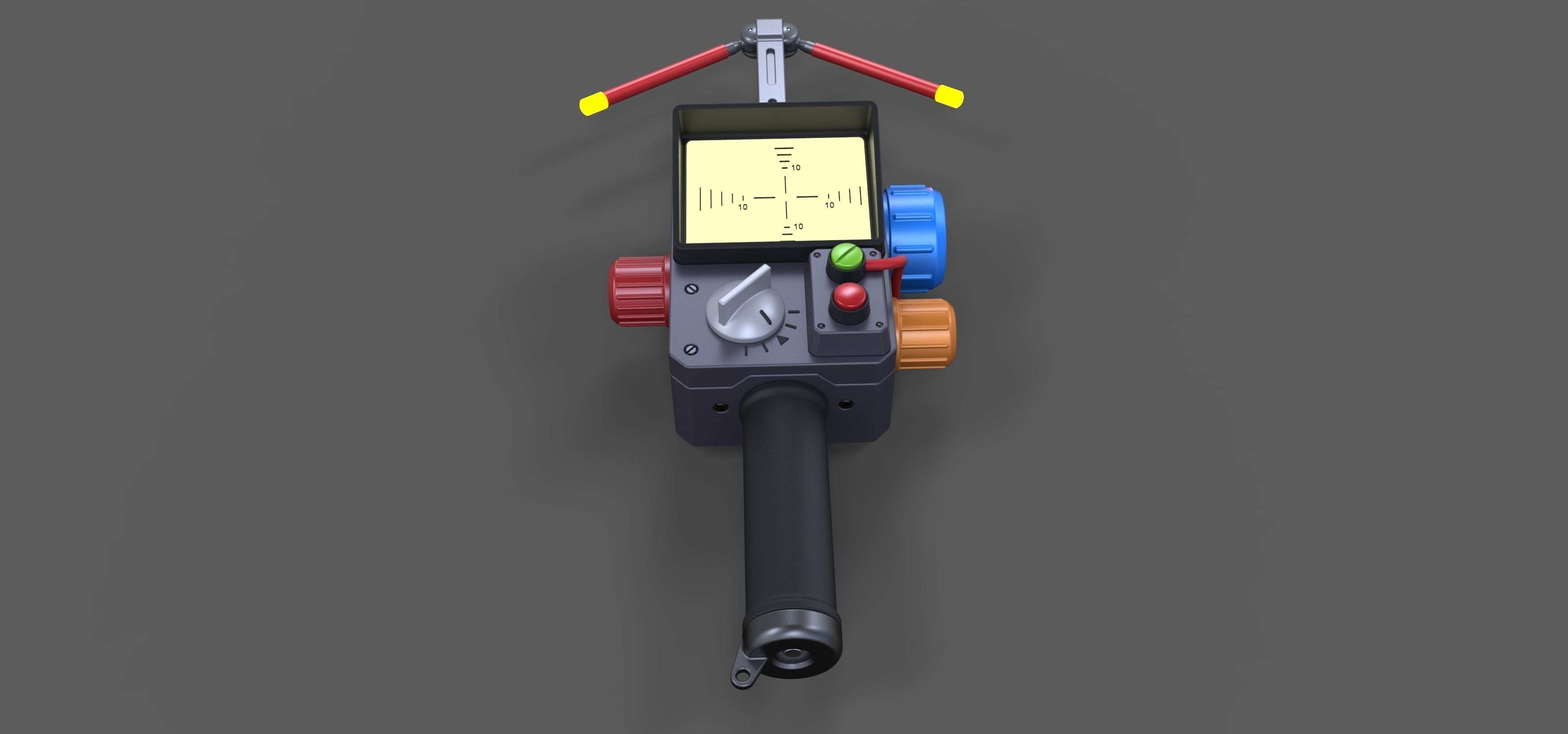 Cosplay Psychokinetic Energy Meter from Ghostbusters 3D print model_5