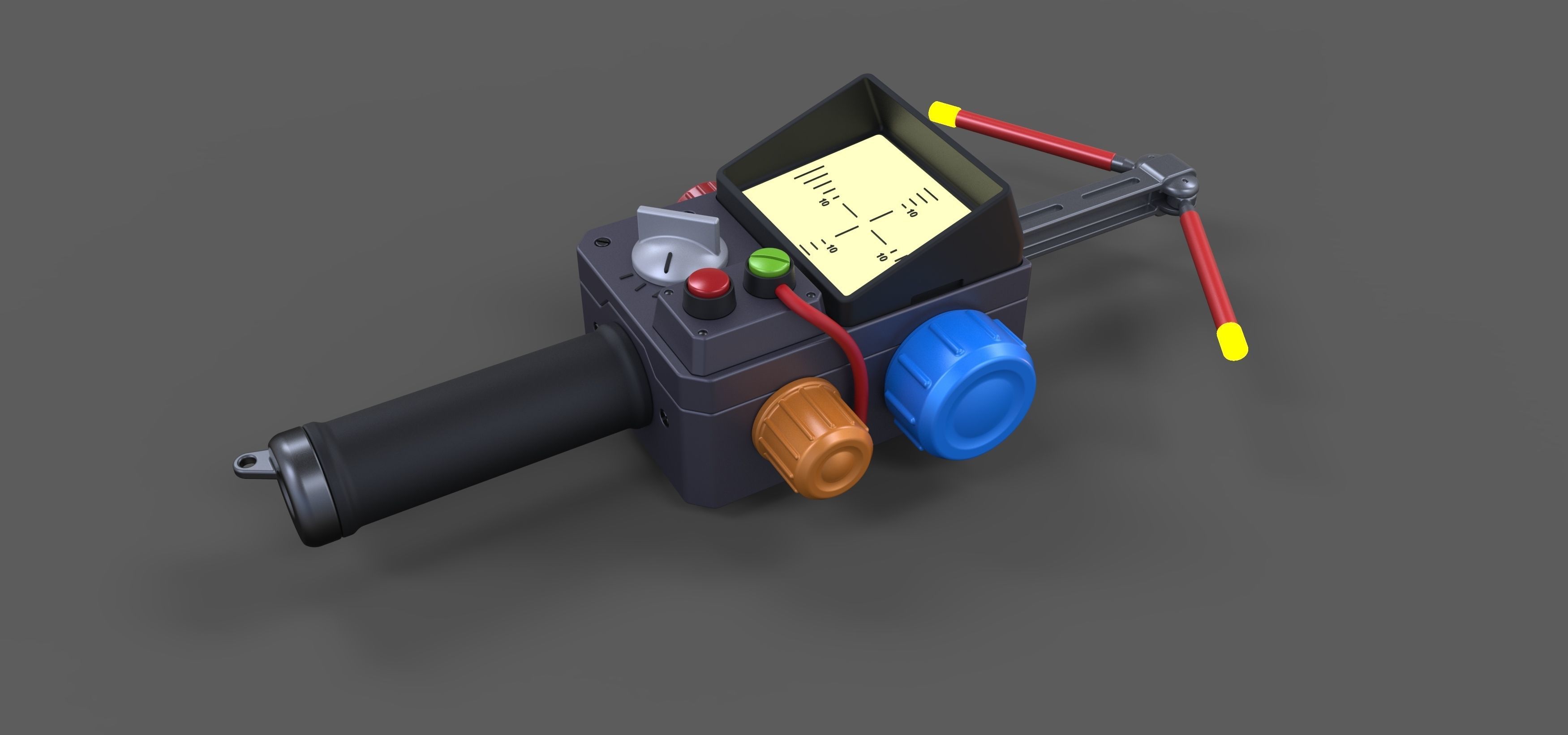 Cosplay Psychokinetic Energy Meter from Ghostbusters 3D print model_7