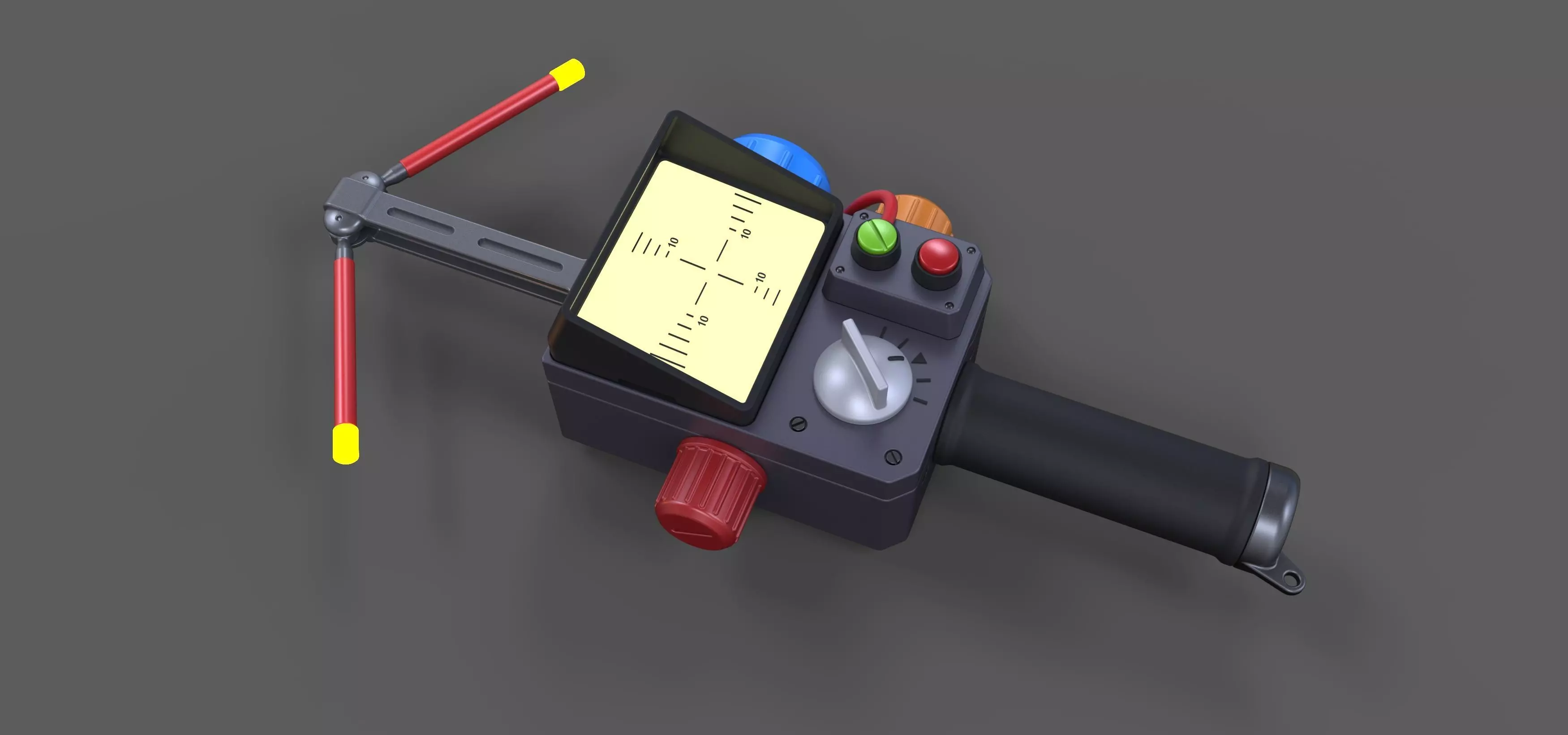 Cosplay Psychokinetic Energy Meter from Ghostbusters 3D print model_0