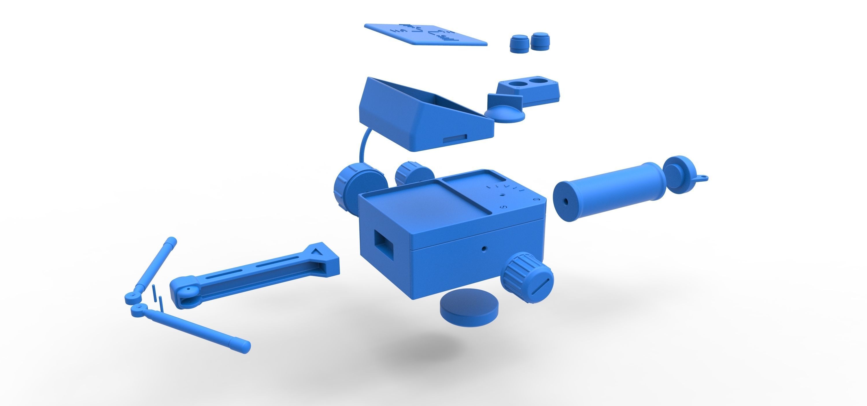 Cosplay Psychokinetic Energy Meter from Ghostbusters 3D print model_21