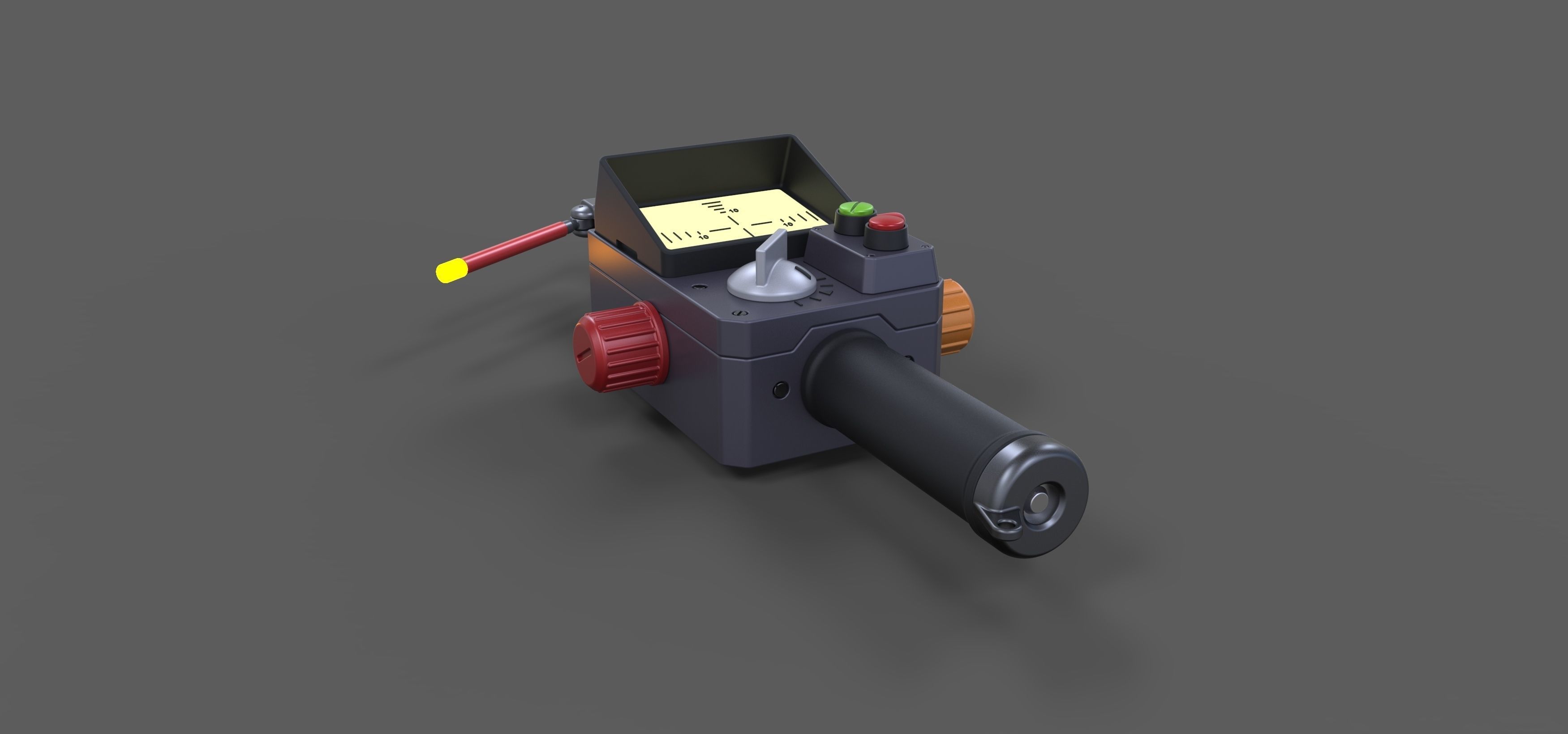 Cosplay Psychokinetic Energy Meter from Ghostbusters 3D print model_4