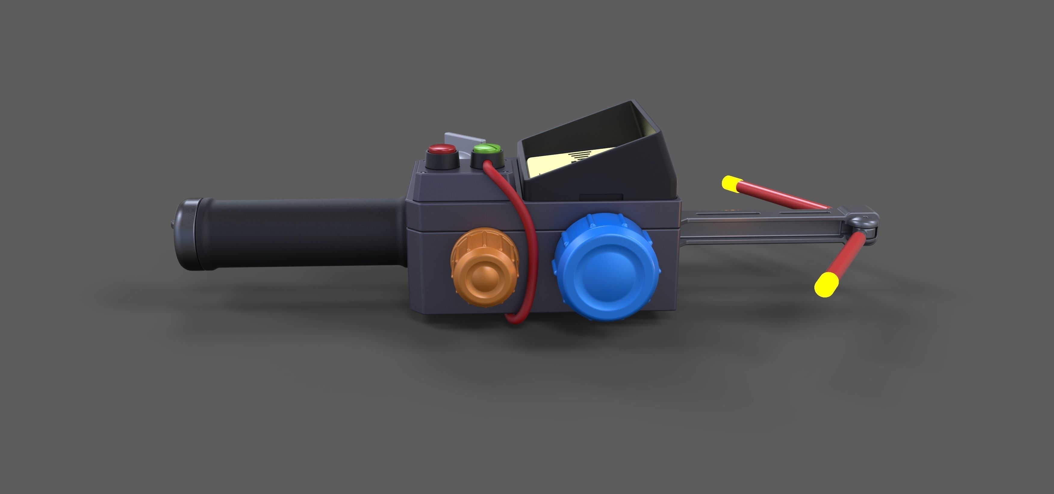 Cosplay Psychokinetic Energy Meter from Ghostbusters 3D print model_10