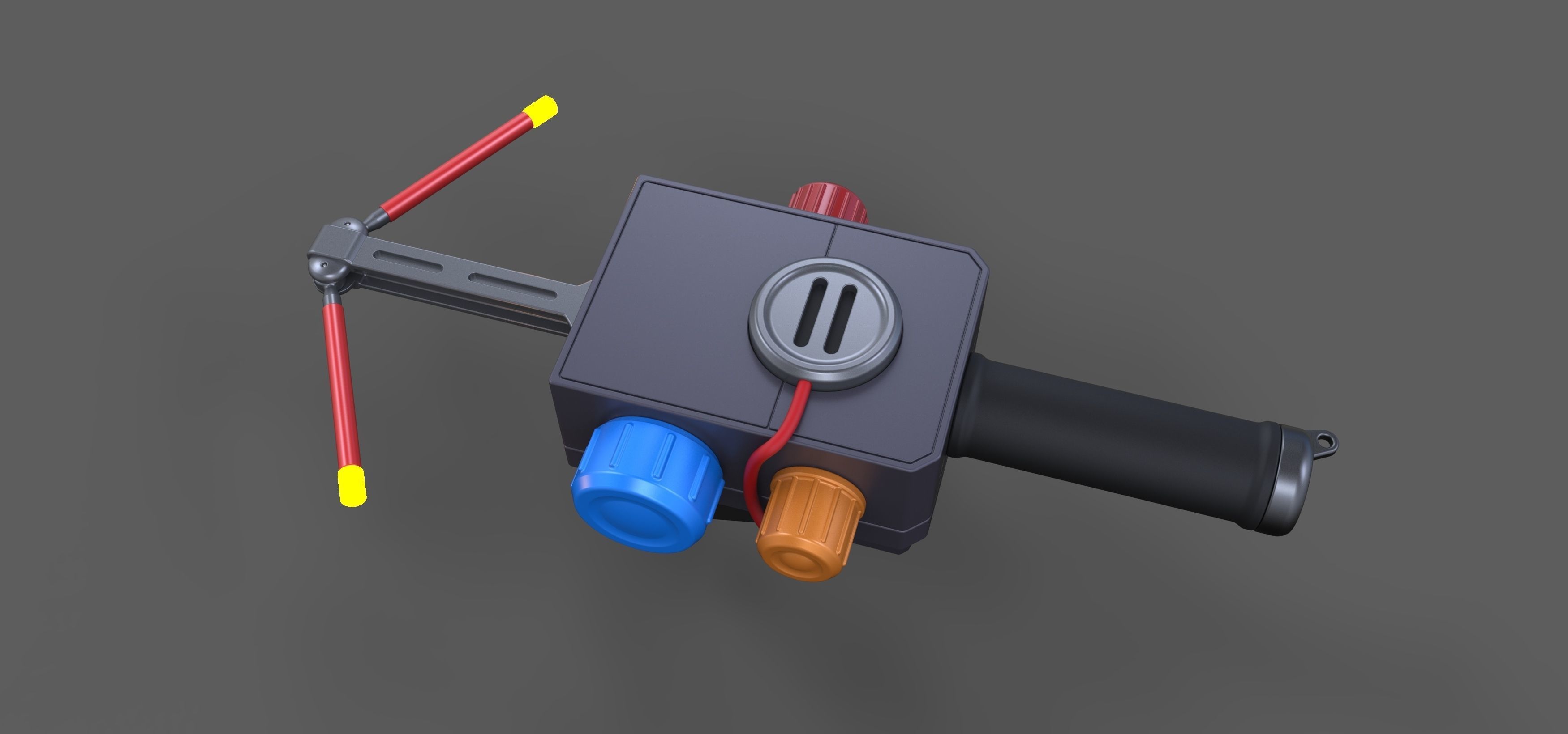 Cosplay Psychokinetic Energy Meter from Ghostbusters 3D print model_18