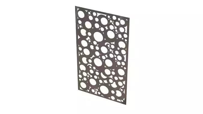 Bubbles painting 3D print model