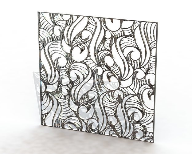 Leaves painting 3D print model