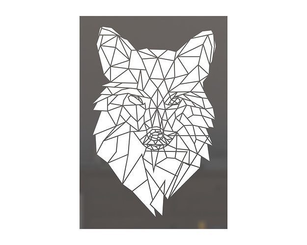 Fox frame picture 3D print model