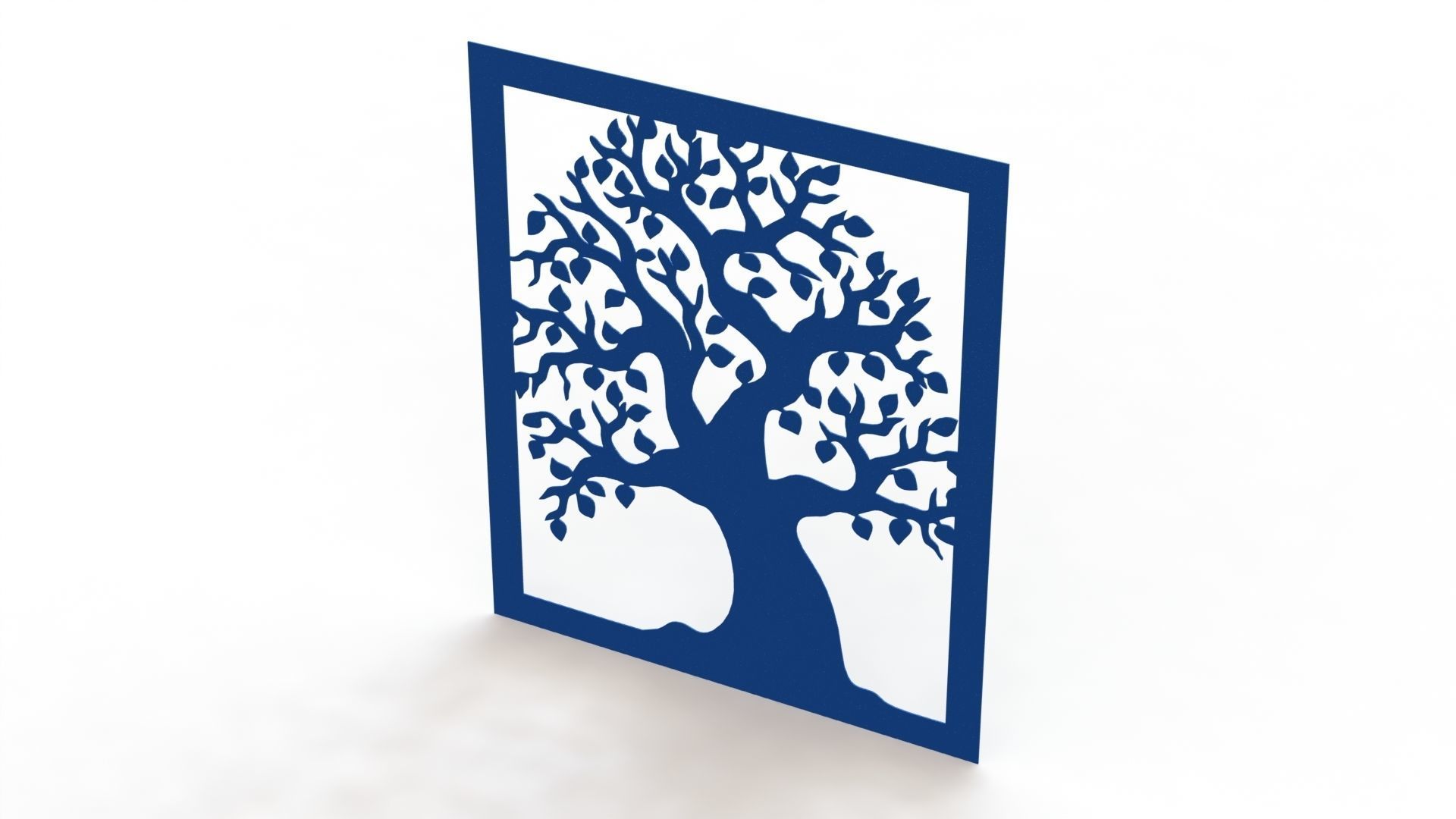 Tree steel painting 3D print model_2