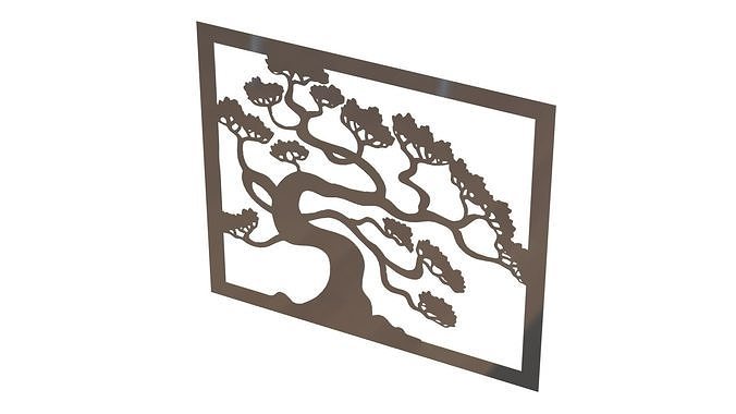 Tree wall decoration 3D print model