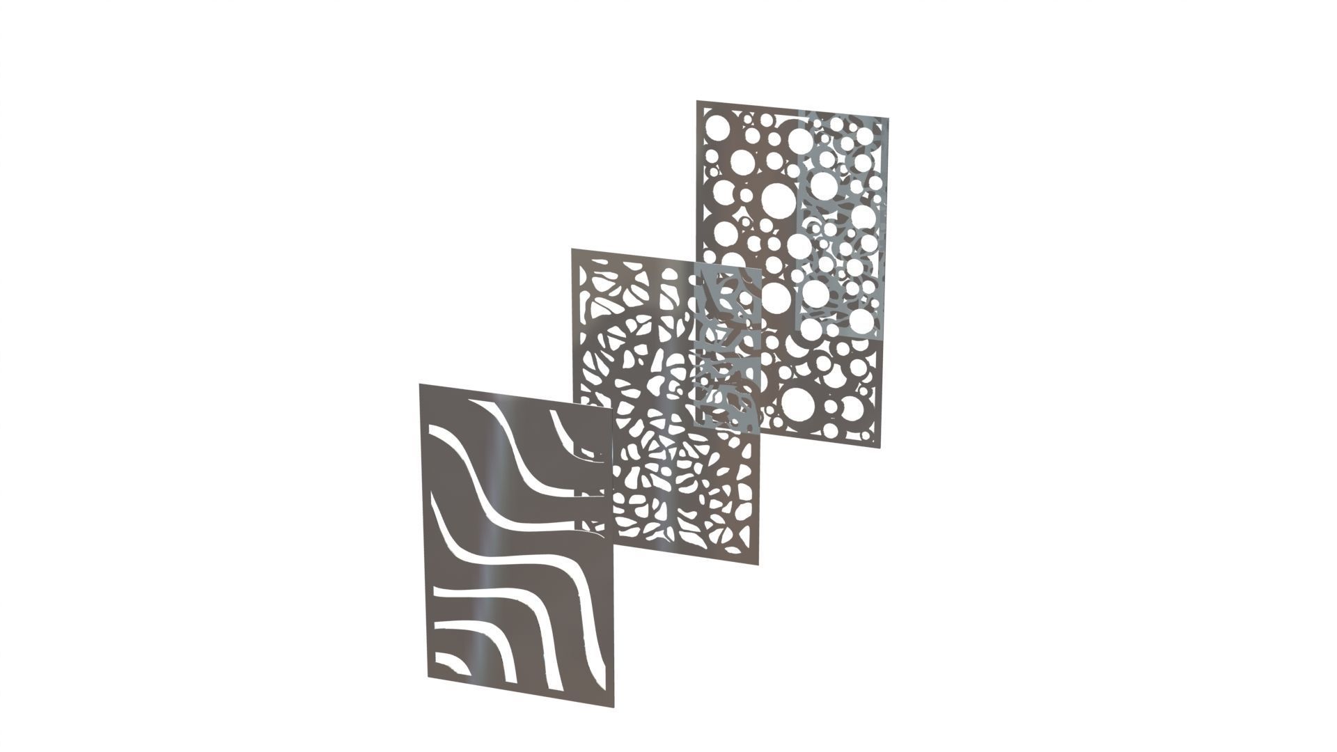 Wall pictures bunch 3D print model_5