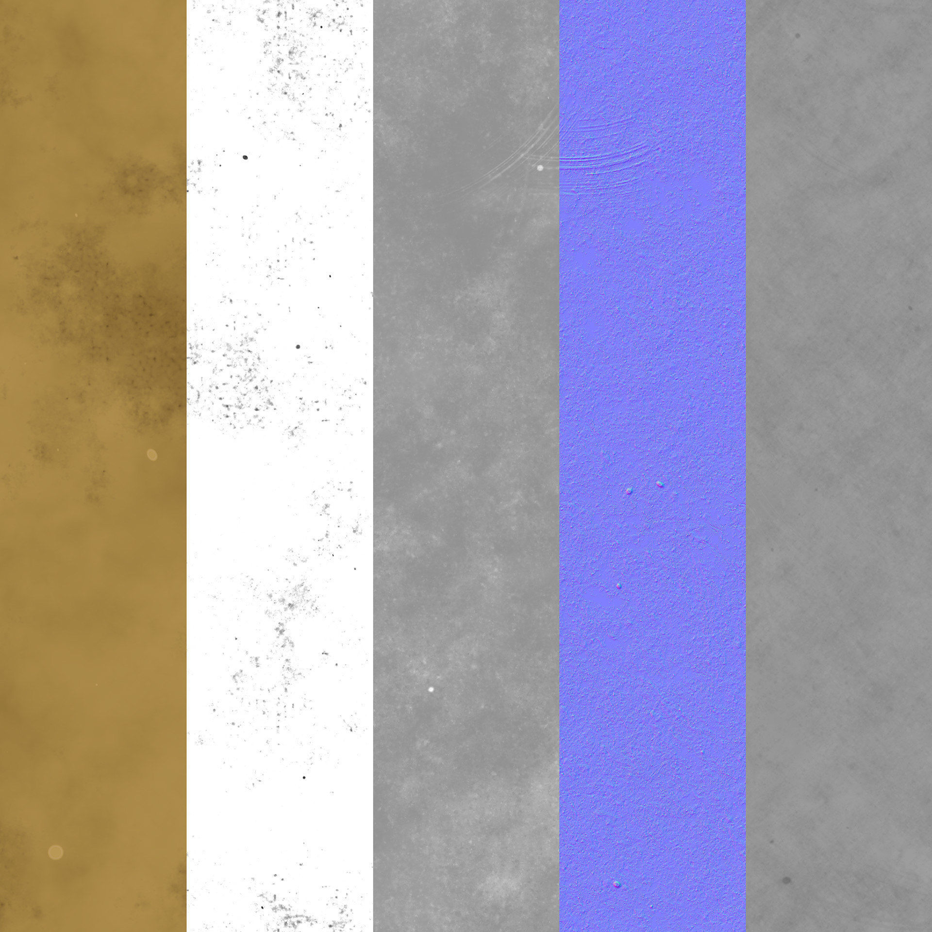 Worn Gold PBR Texture Texture_1