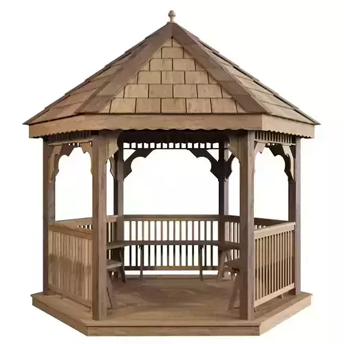 Hexagonal gazebo