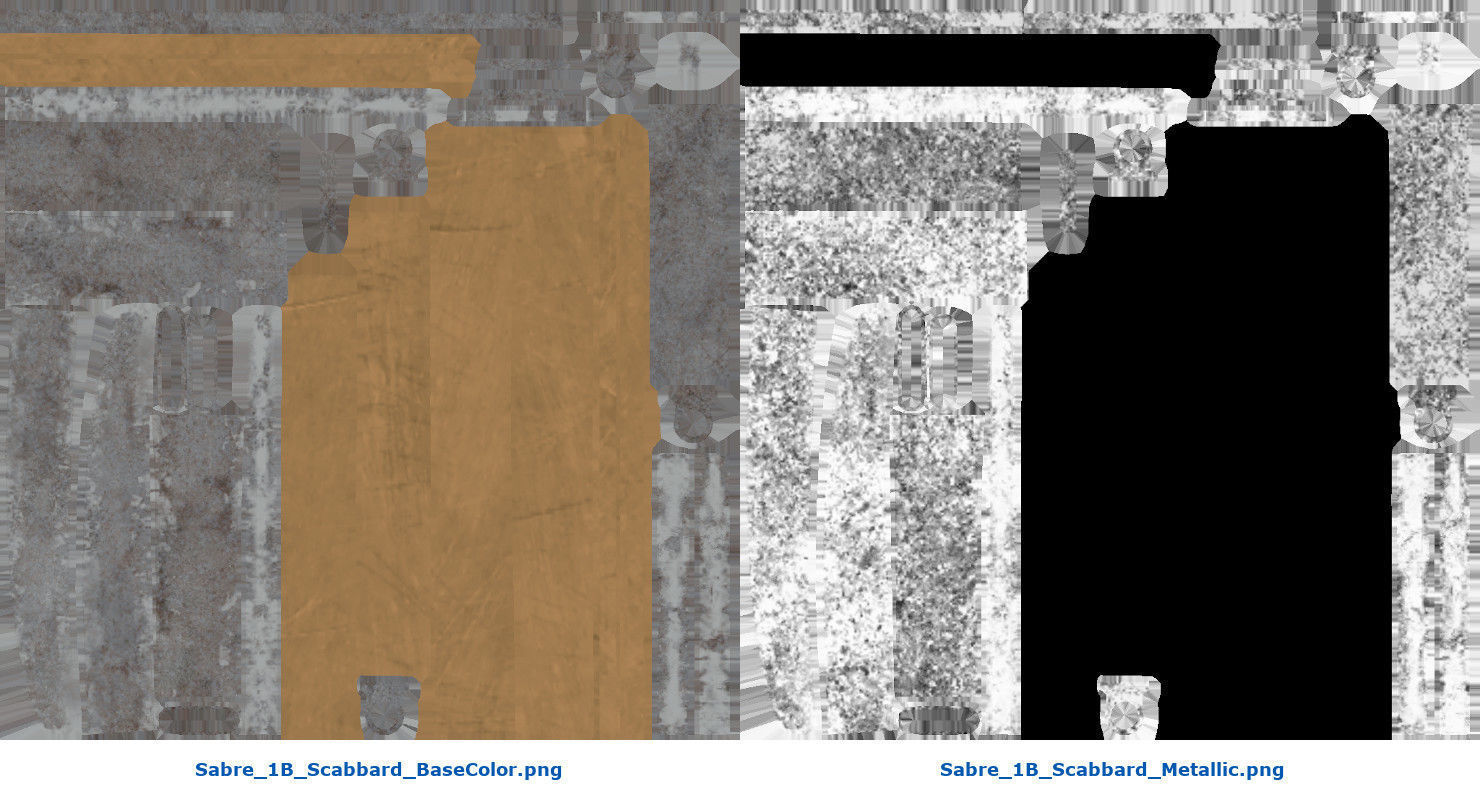 Sabre 1B Low-poly 3D model_11