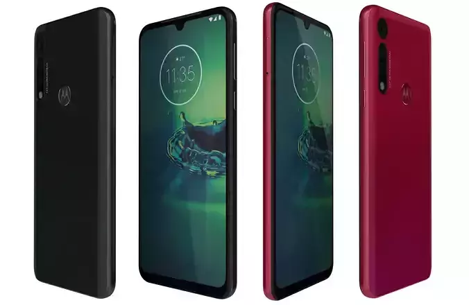 Motorola Moto G8 Play Black And Red
