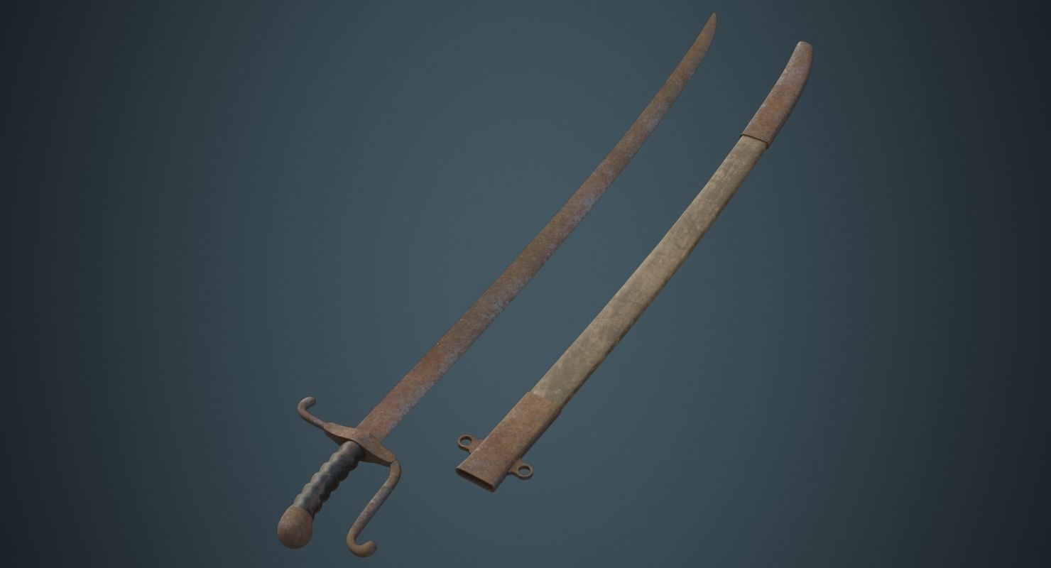 Sabre 1C Low-poly 3D model_2