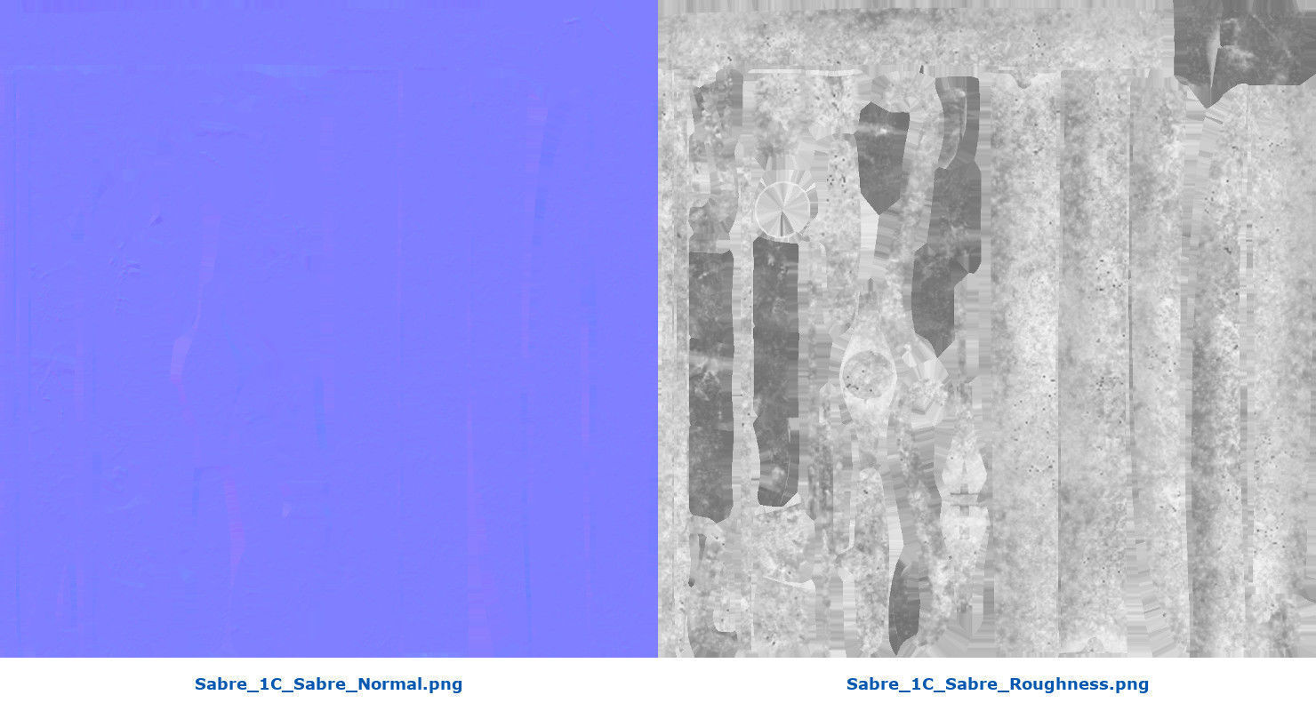 Sabre 1C Low-poly 3D model_9