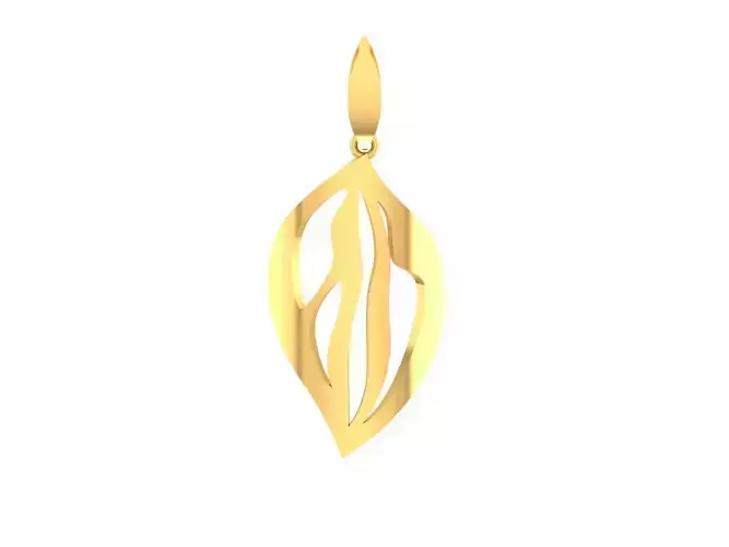Women Pendant 3dm render detail