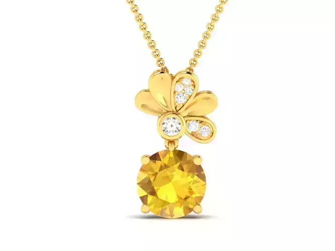 Women pendant 3dm render detail