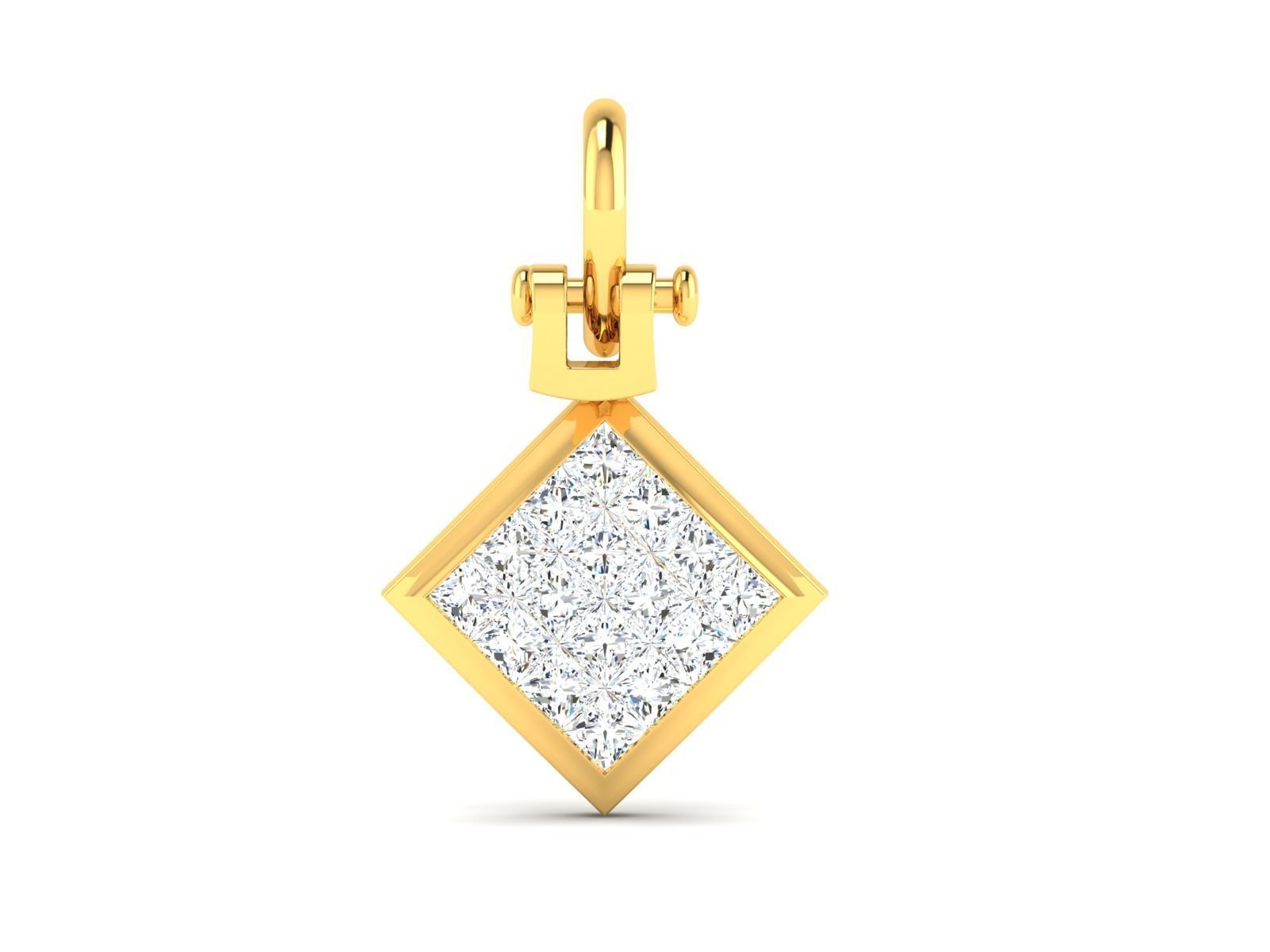 Women pendant 3dm render detail 3D print model_3