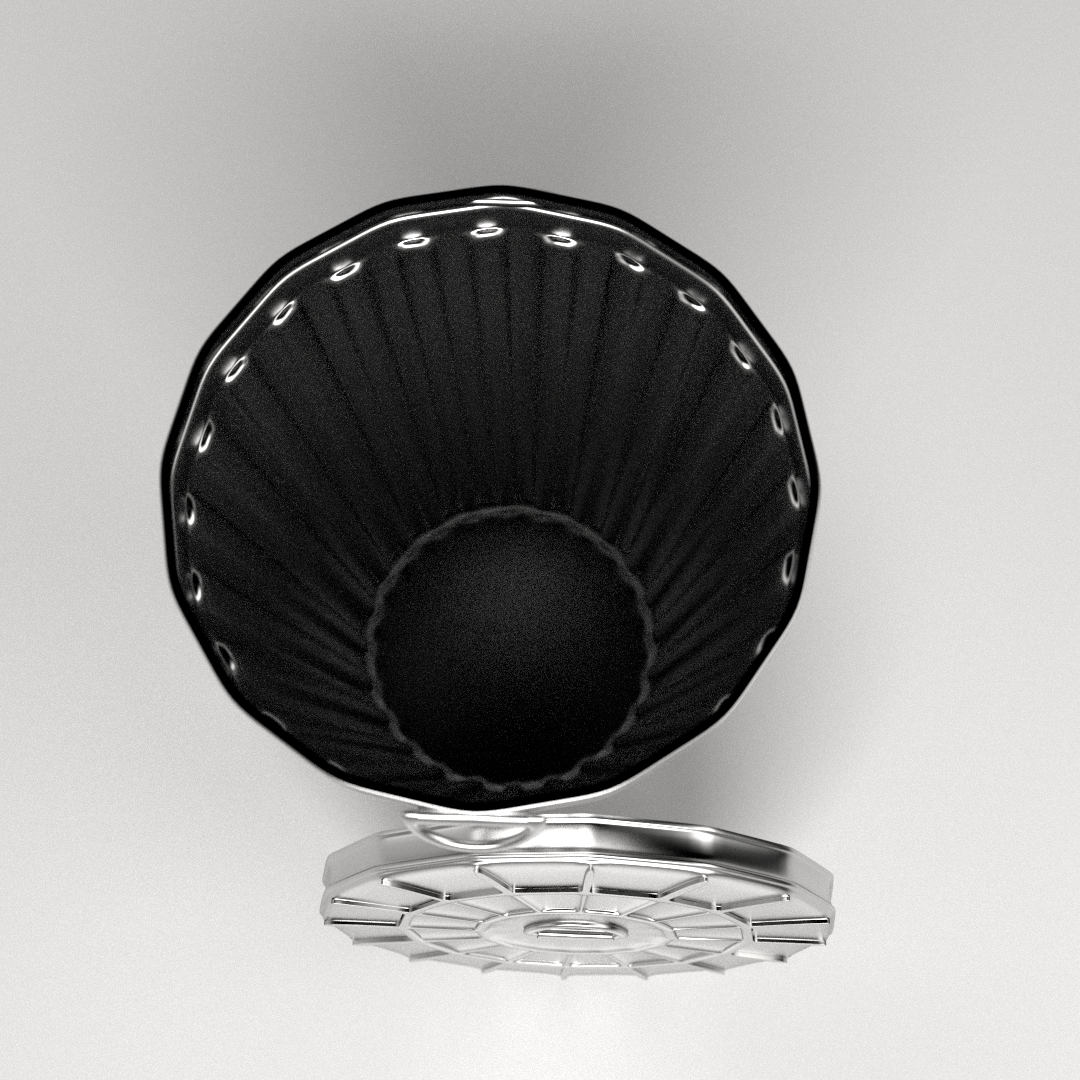 Garbage Can 3D model_2