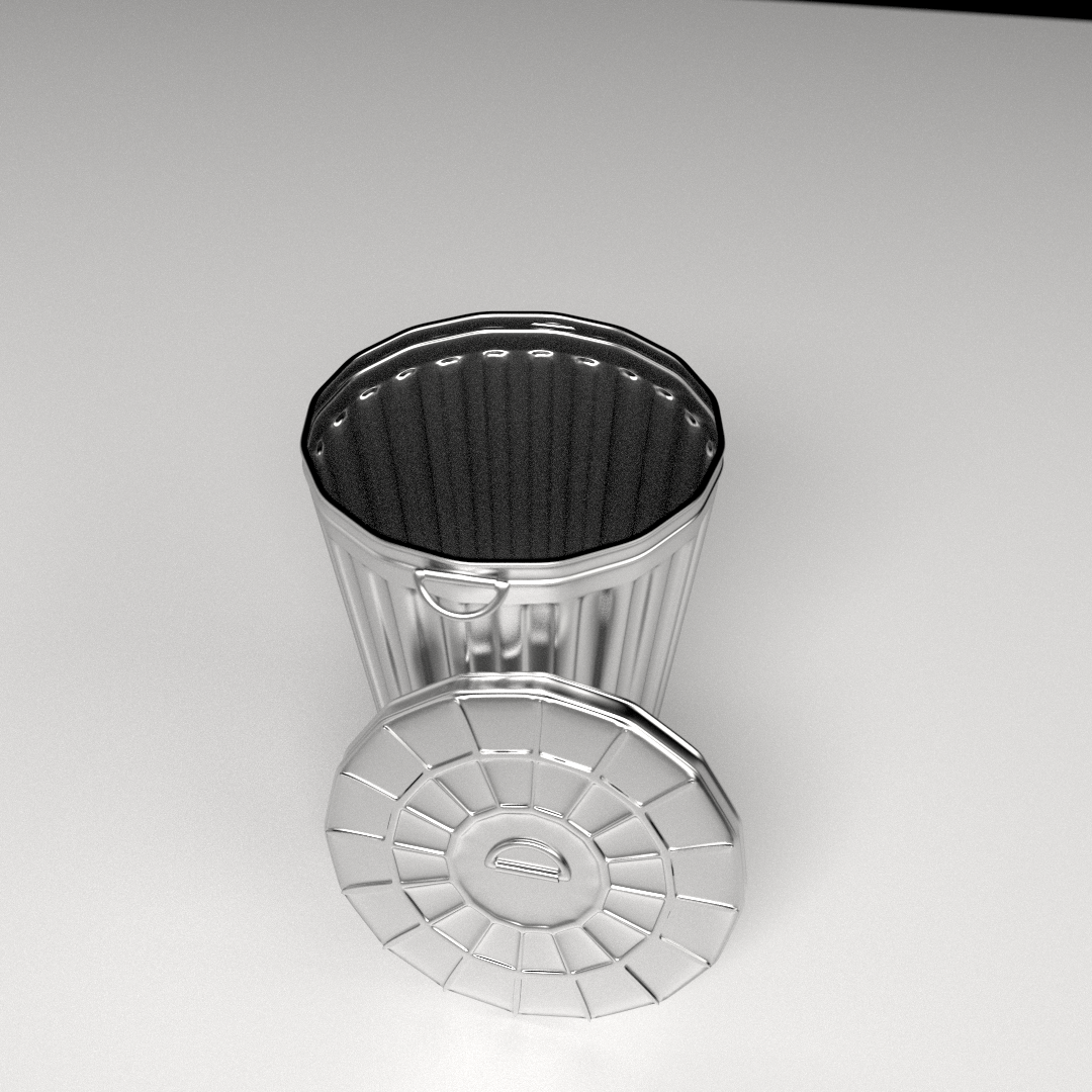 Garbage Can 3D model_1