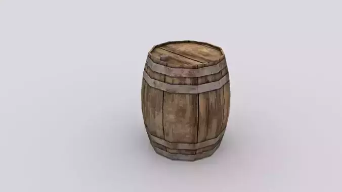 wooden barrel