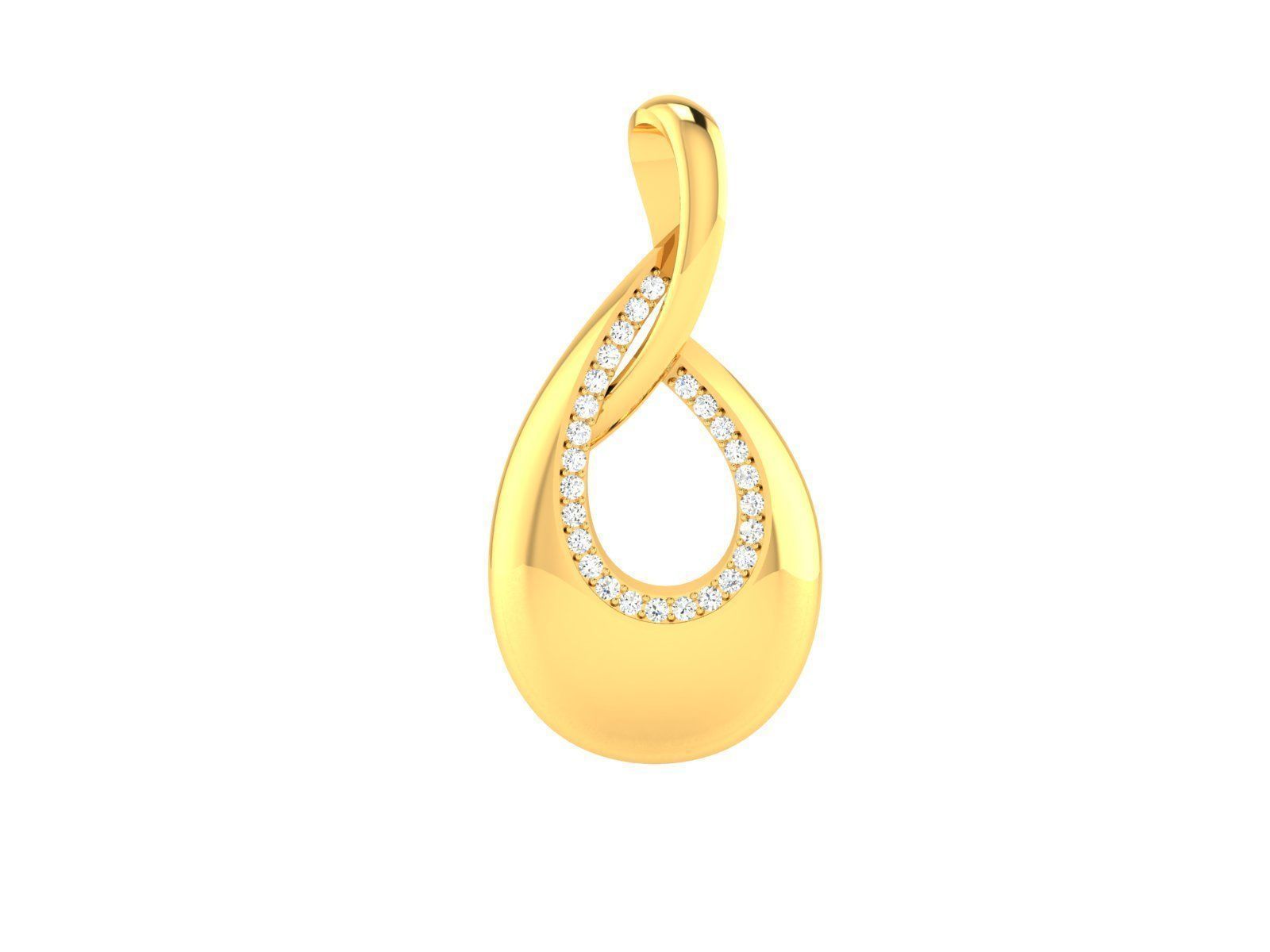 Women pendant 3dm render detail 3D print model_2