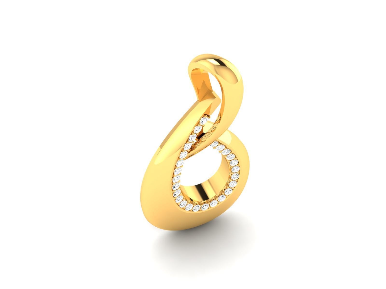 Women pendant 3dm render detail 3D print model_10