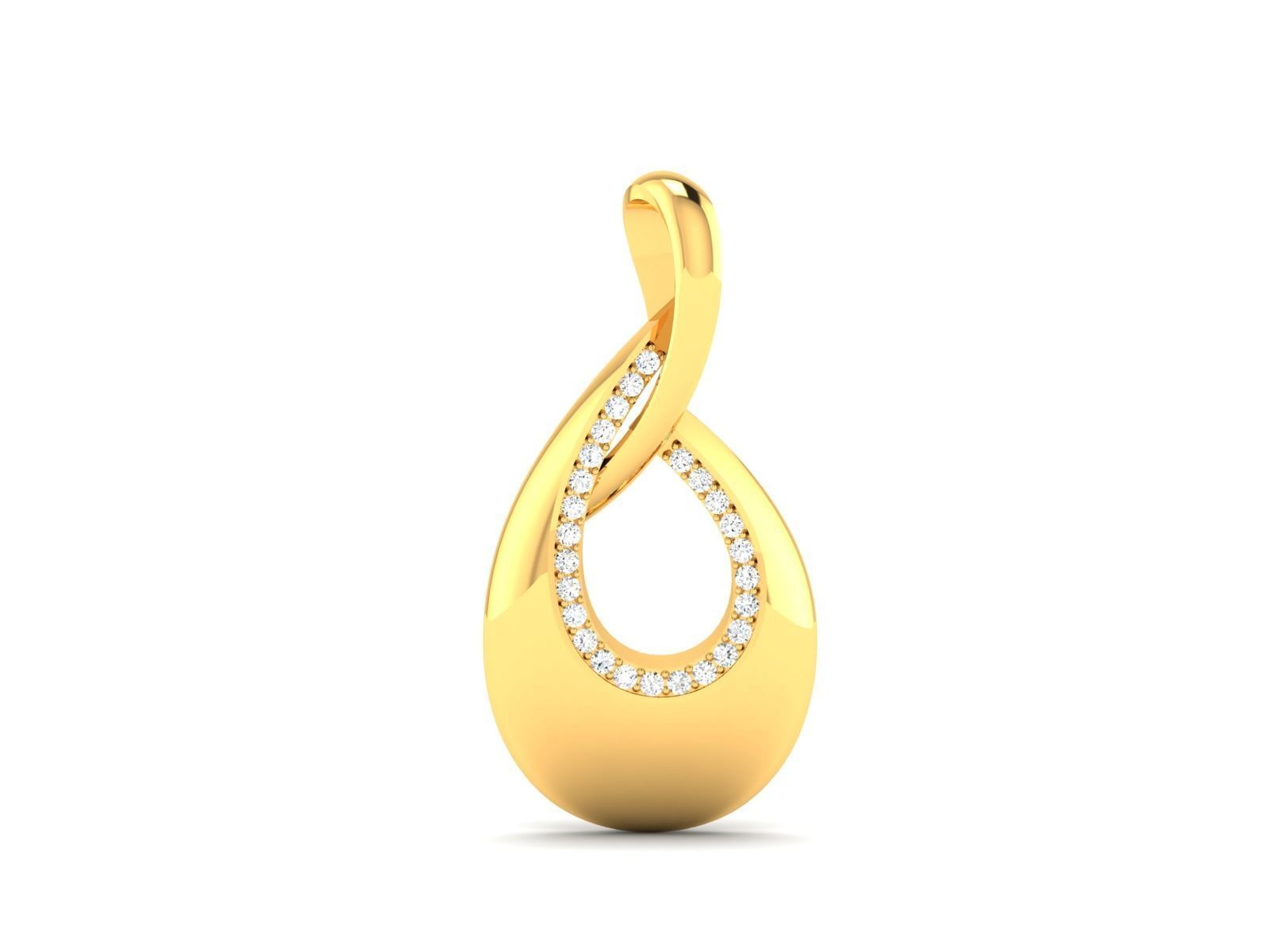 Women pendant 3dm render detail 3D print model_4