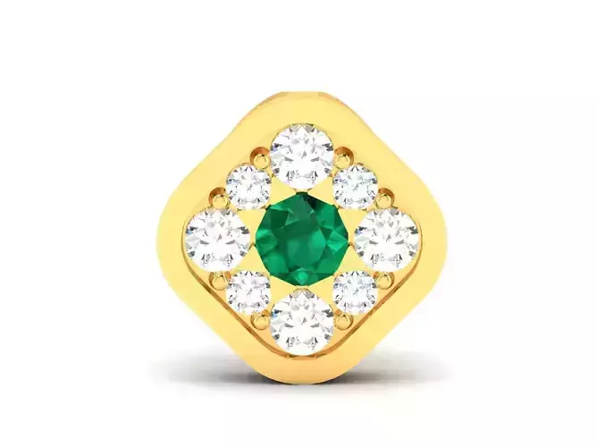 Women pendant 3dm render detail