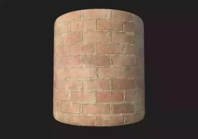 Old Worn Bricks with Mortar Parameter PBR Texture