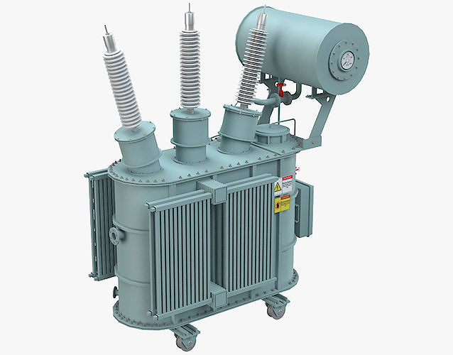 Electrical Transformer 6 3D model