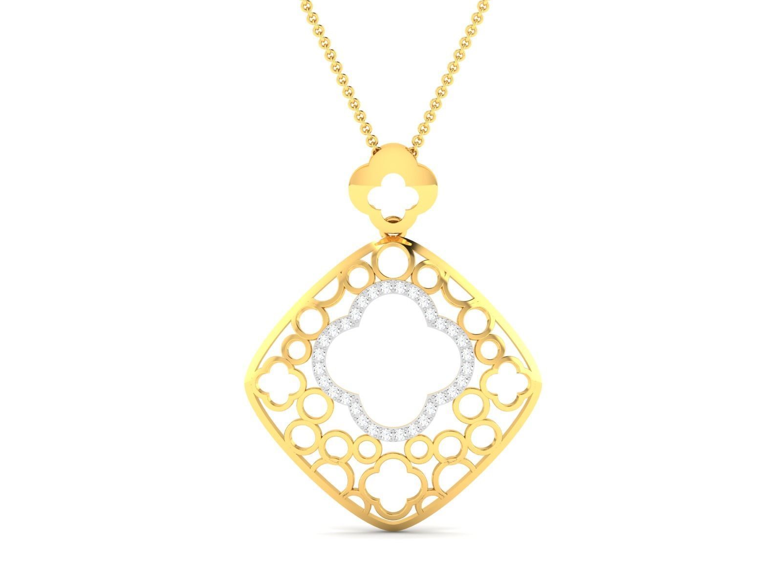 Women pendant 3dm render detail 3D print model_4