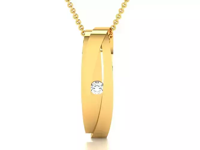 Women pendant 3dm render detail