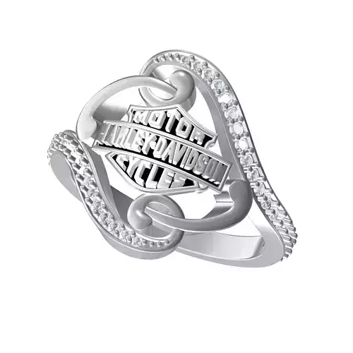 Harley-Davidson harley davidson ring with diamonds