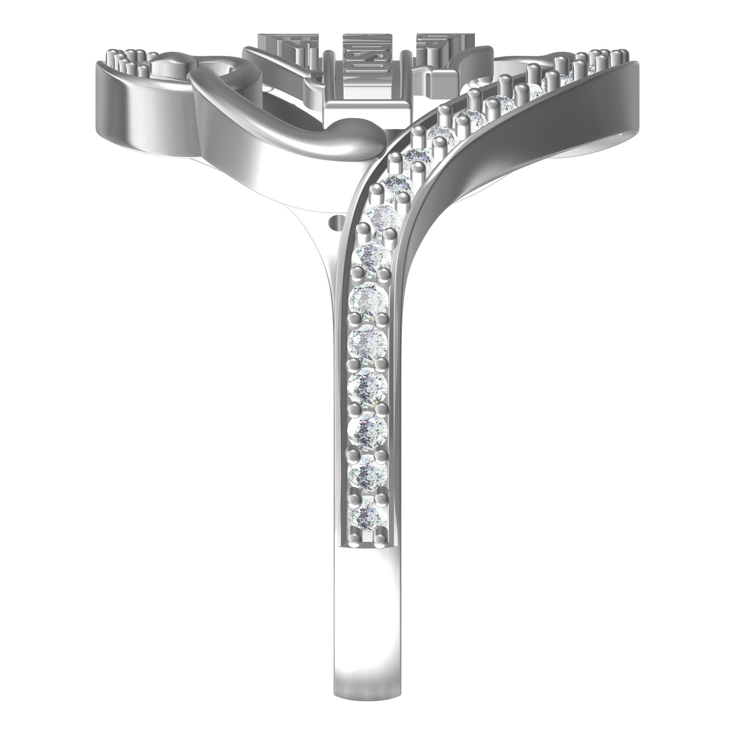 Harley-Davidson harley davidson ring with diamonds 3D print model_2