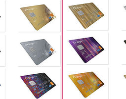 Credit card 3D Model