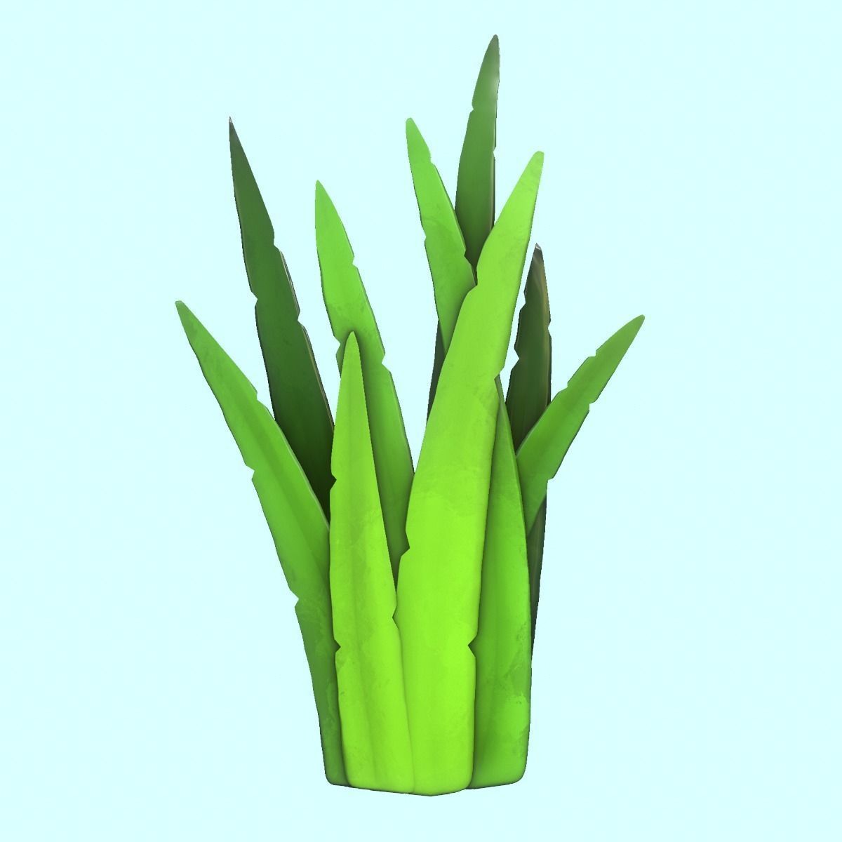 Grass Lowpoly Pack Low-poly 3D model_3