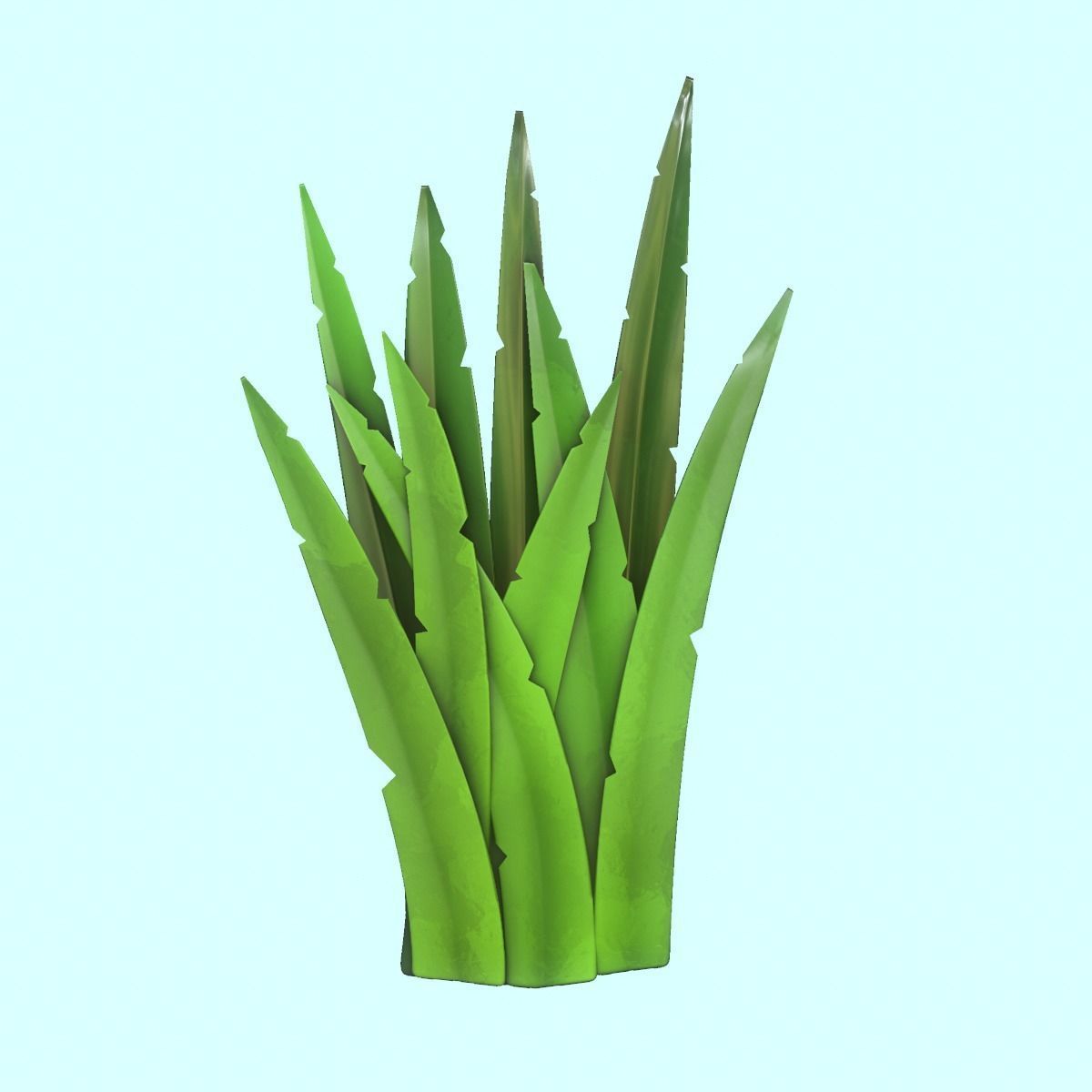 Grass Lowpoly Pack Low-poly 3D model_2